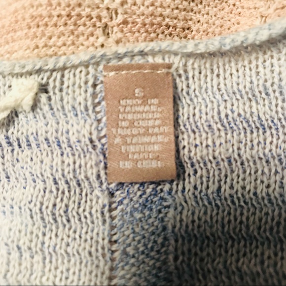 Knitted and Knotted Ombré Pastel Striped Duster Cardigan - Picture 9 of 11